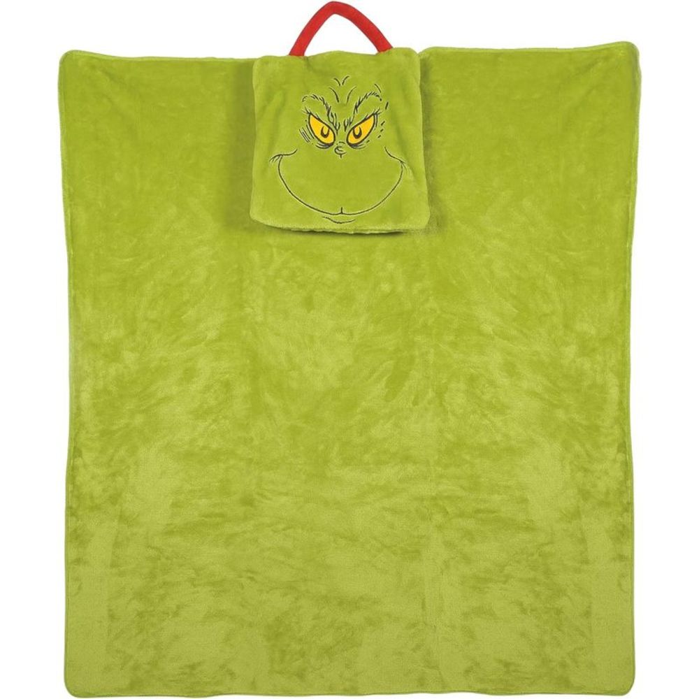 Dr. Seuss The Grinch Travel Blanket